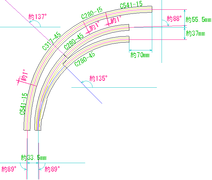 TOMIX カーブポイント 公式使用法